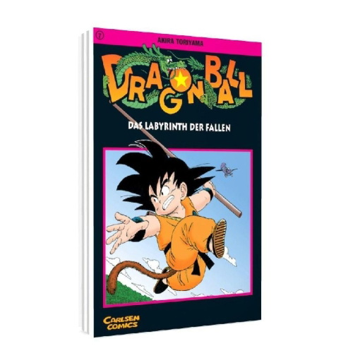 Buchcover und Innenansicht für das Buch: Dragon Ball 07. Das Labyrinth der Fallen