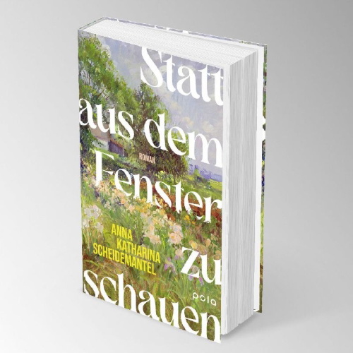 Buchcover und Innenansicht für das Buch: Statt aus dem Fenster zu schauen