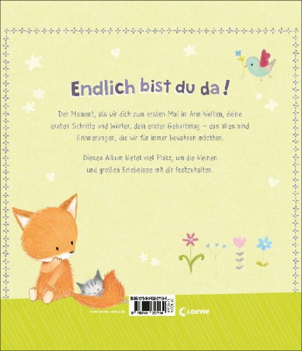Buchcover und Innenansicht für das Buch: Welcome Baby - record book