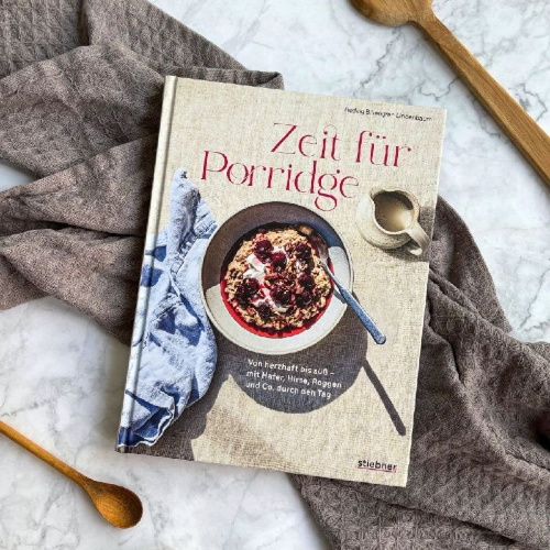 Buchcover und Innenansicht für das Buch: Zeit für Porridge