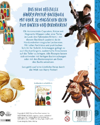Buchcover und Innenansicht für das Buch: Bake, Create, and Decorate!: An Official Book Inspired by the Films (Harry Potter)