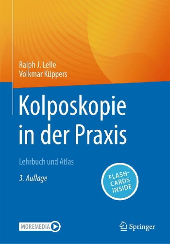 Buchcover und Innenansicht für das Buch: Kolposkopie in der Praxis