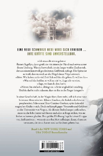 Buchcover und Innenansicht für das Buch: THE BLACK WITCH