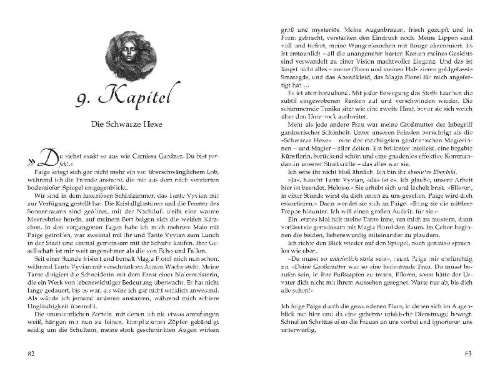 Buchcover und Innenansicht für das Buch: THE BLACK WITCH