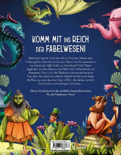 Buchcover und Innenansicht für das Buch: The Great Book of Dragon Legends & The Great Book of Forest Creatures