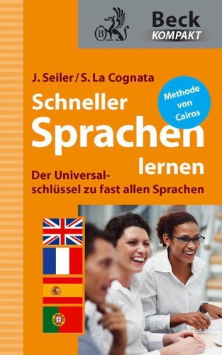 Buchcover und Innenansicht für das Buch: Schneller Sprachen lernen