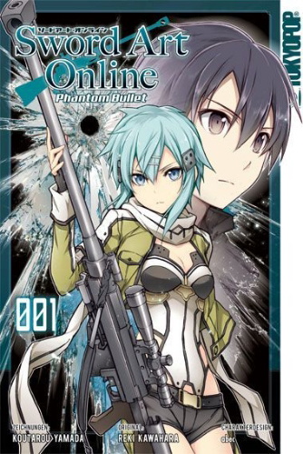 Buchcover und Innenansicht für das Buch: Sword Art Online - Phantom Bullet 01