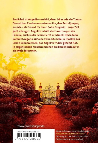Buchcover und Innenansicht für das Buch: Das Tor zum Garten der Zambranos