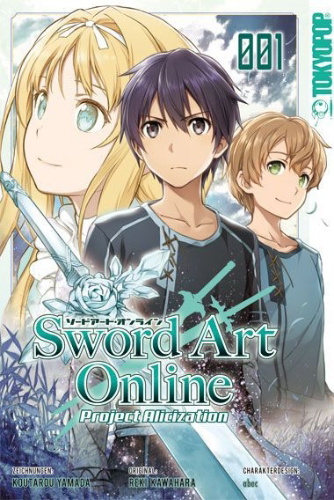 Buchcover und Innenansicht für das Buch: Sword Art Online - Project Alicization 01
