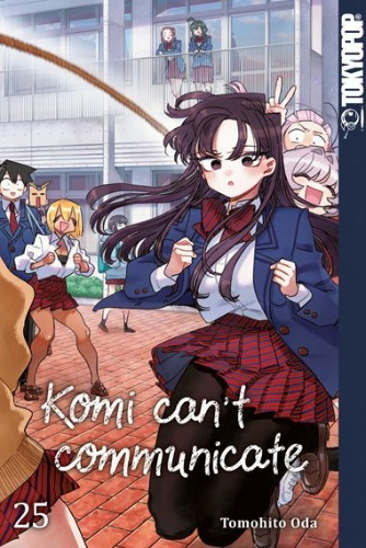Buchcover und Innenansicht für das Buch: Komi can't communicate 25