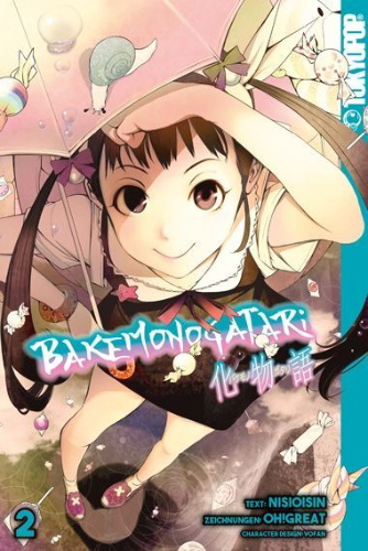 Buchcover und Innenansicht für das Buch: Bakemonogatari 02