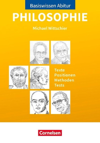 Buchcover und Innenansicht für das Buch: Basiswissen Abitur Philosophie - Abitur 2023/2024