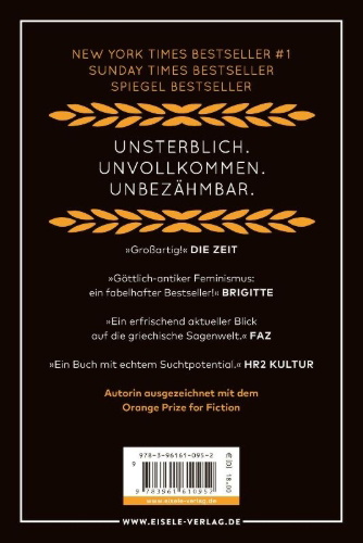 Buchcover und Innenansicht für das Buch: Circe