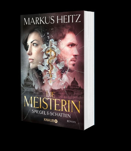 Buchcover und Innenansicht für das Buch: Die Meisterin: Spiegel & Schatten