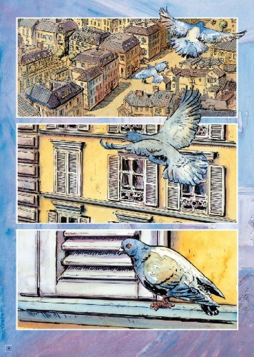 Buchcover und Innenansicht für das Buch: Heinrich Heine (Graphic Novel)