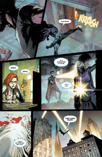 Buchcover und Innenansicht für das Buch: Batman and Robin #20-#24