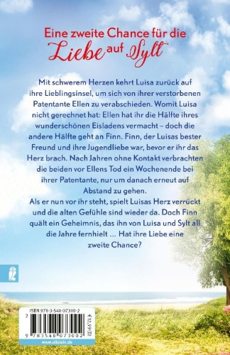 Buchcover und Innenansicht für das Buch: Sommerliebe im kleinen Eisladen am Meer