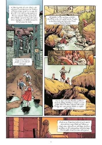 Buchcover und Innenansicht für das Buch: La belle et la bête