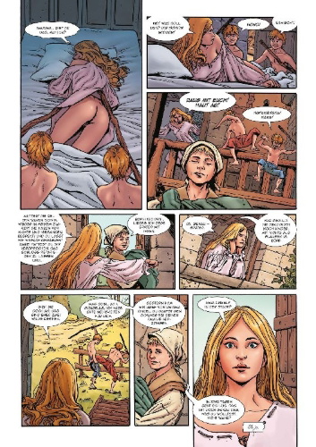 Buchcover und Innenansicht für das Buch: La belle et la bête