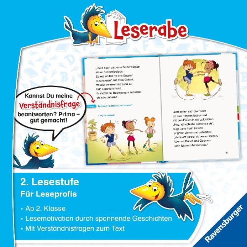 Buchcover und Innenansicht für das Buch: Leserabe - 2. Lesestufe: Ballettgeschichten