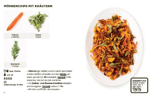 Buchcover und Innenansicht für das Buch: Simplissime - Les Recettes au Airfryer NInja