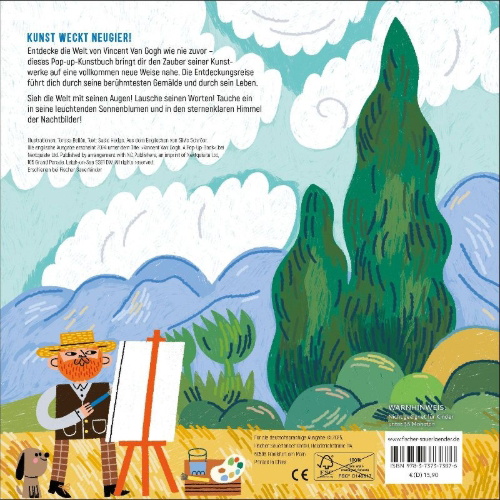 Buchcover und Innenansicht für das Buch: Art Pops: Vincent Van Gogh