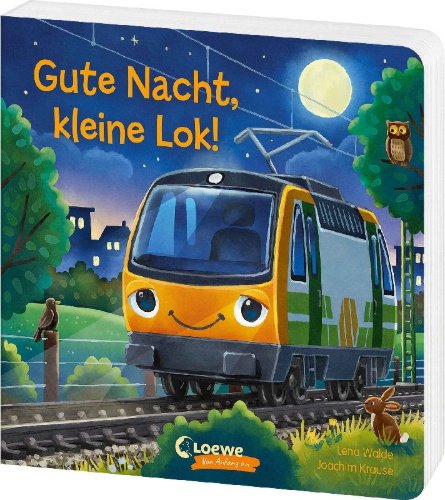 Buchcover und Innenansicht für das Buch: Gute Nacht, kleine Lok!