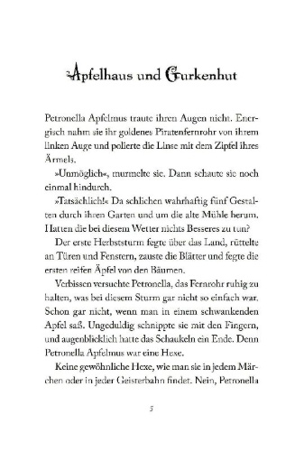 Buchcover und Innenansicht für das Buch: Petronella Apfelmus 01 - Verhext und festgeklebt