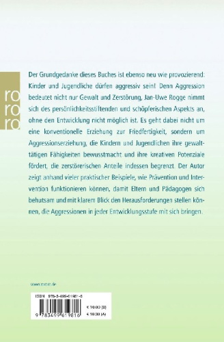 Buchcover und Innenansicht für das Buch: Kinder dürfen aggressiv sein