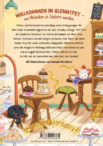Buchcover und Innenansicht für das Buch: Magic Music, Band 2 - Die klingenden Törtchen