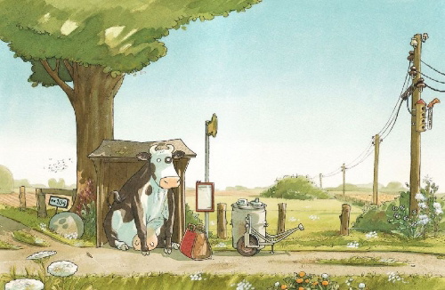 Buchcover und Innenansicht für das Buch: Lieselotte macht Urlaub