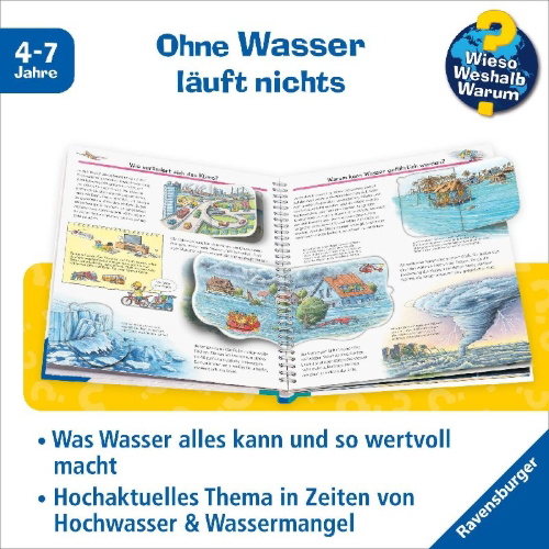 Buchcover und Innenansicht für das Buch: Wieso? Weshalb? Warum? Band 60 - Alles über Wasser