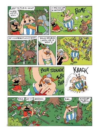 Buchcover und Innenansicht für das Buch: Die neuen Abenteuer von Herrn Hase 6: Beim Teutates!