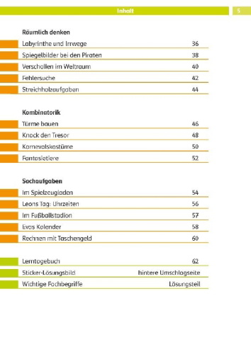 Buchcover und Innenansicht für das Buch: Die Mathe-Helden Knobelaufgaben für Mathe-Helden 1. Klasse