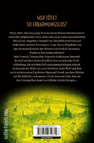 Buchcover und Innenansicht für das Buch: Der Totengräber und der Orden des Teufels