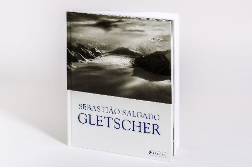 Buchcover und Innenansicht für das Buch: Sebastião Salgado: Gletscher
