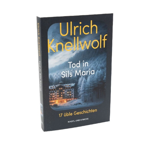 Buchcover und Innenansicht für das Buch: Tod in Sils Maria