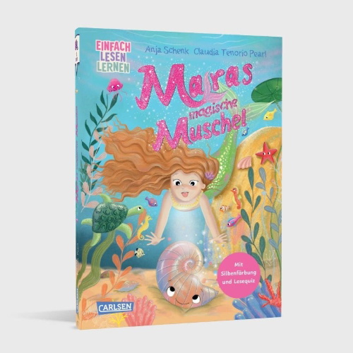 Buchcover und Innenansicht für das Buch: Maras magische Muschel