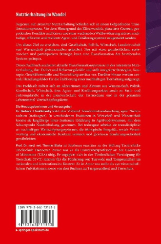 Buchcover und Innenansicht für das Buch: Nutztierhaltung im Wandel