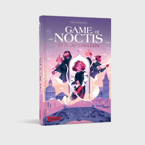 Buchcover und Innenansicht für das Buch: A Game of Noctis