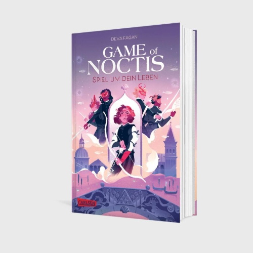 Buchcover und Innenansicht für das Buch: A Game of Noctis