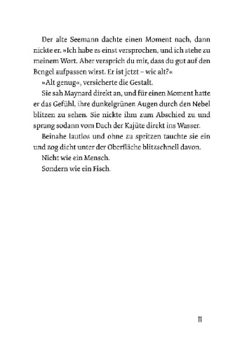 Buchcover und Innenansicht für das Buch: Die Schule des Meeres - Ruf aus der Tiefe