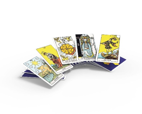 Buchcover und Innenansicht für das Buch: Tarot Basic Waite - Symbole, Schlüsselbegriffe, Deutungen