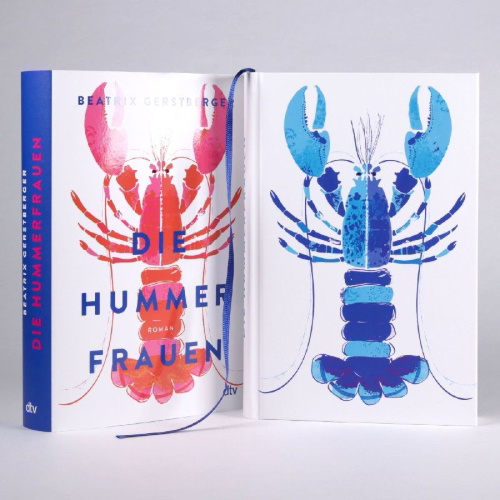 Buchcover und Innenansicht für das Buch: Die Hummerfrauen