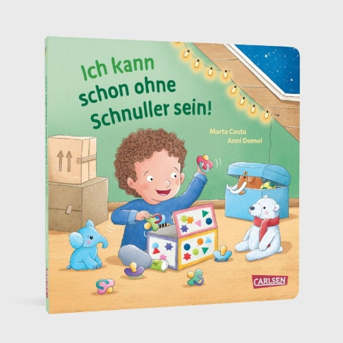 Buchcover und Innenansicht für das Buch: Ich kann schon ohne Schnuller sein!