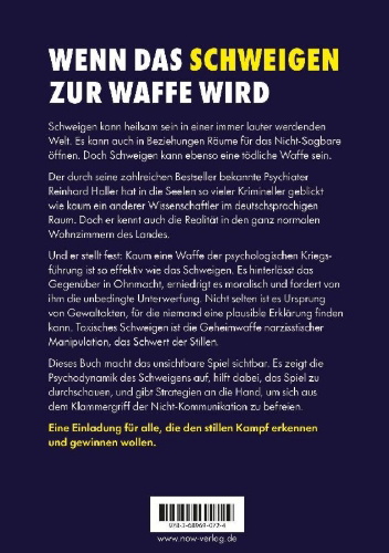 Buchcover und Innenansicht für das Buch: Toxisches Schweigen