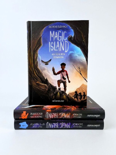 Buchcover und Innenansicht für das Buch: Magic Island - Auf geheimen Schwingen (Magic Island, Bd. 3)