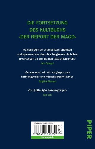 Buchcover und Innenansicht für das Buch: The Testaments