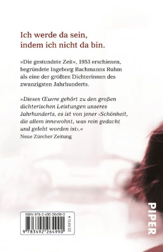 Buchcover und Innenansicht für das Buch: Die gestundete Zeit