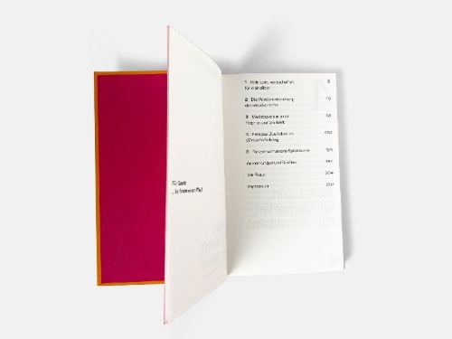 Buchcover und Innenansicht für das Buch: Unsere Wirtschaft neu denken